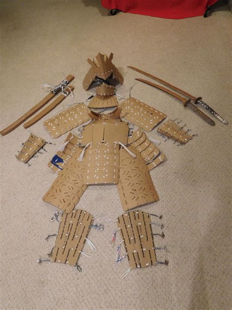Cardboard Samurai Armor Template